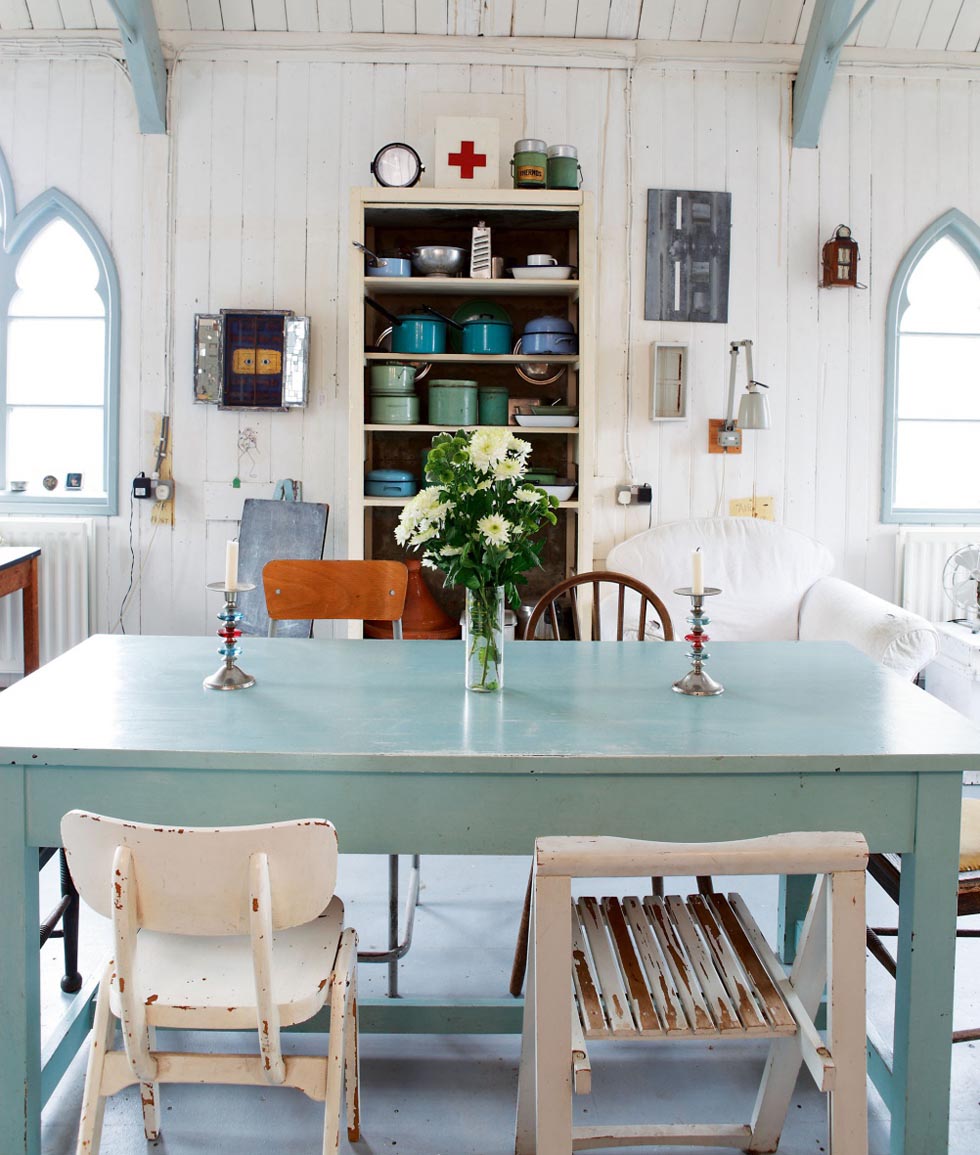 The dining table