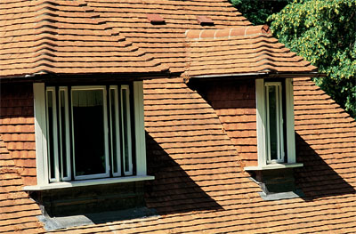 The roof of the dormer should be in keeping with the style of the roof itself