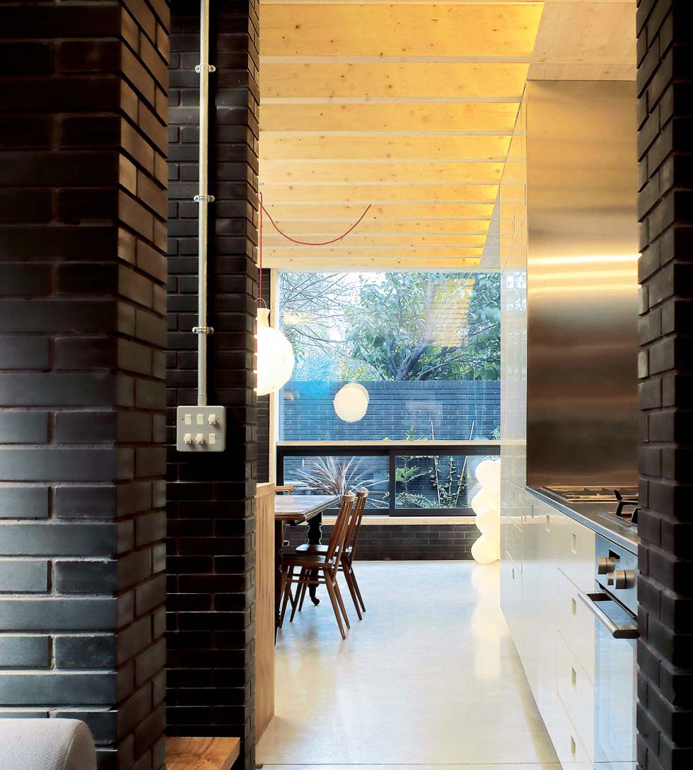 loft-style home in Camden interior shot of kitchen diner