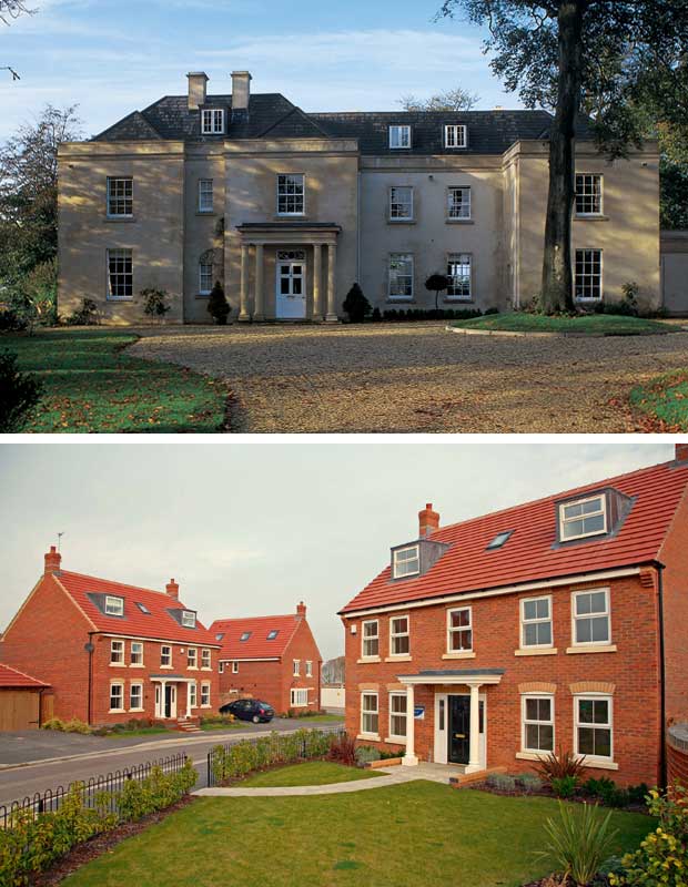 Windows in Georgian houses