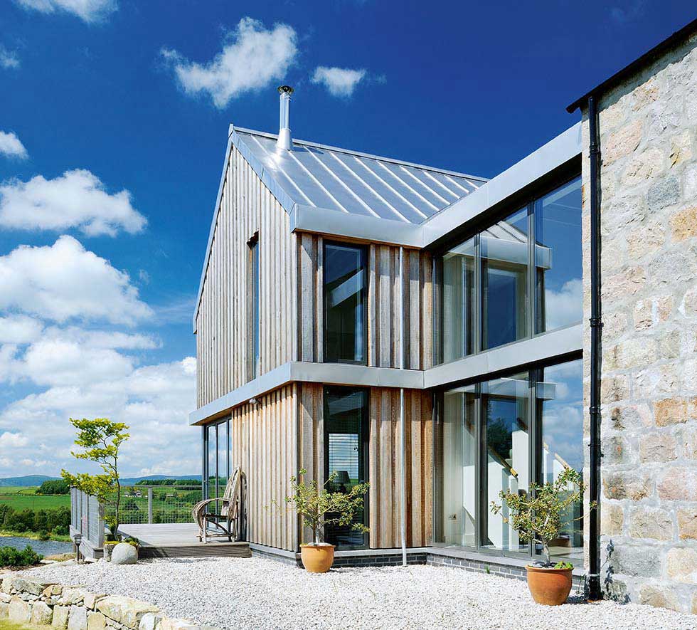 Double-height Velfac glazing