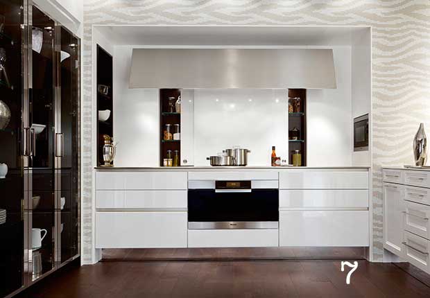 SieMatic kitchen with sleek built in cupboards and appliances