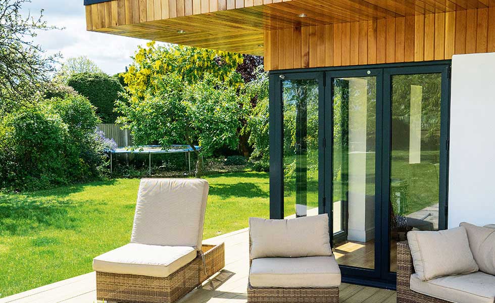 Covered patio