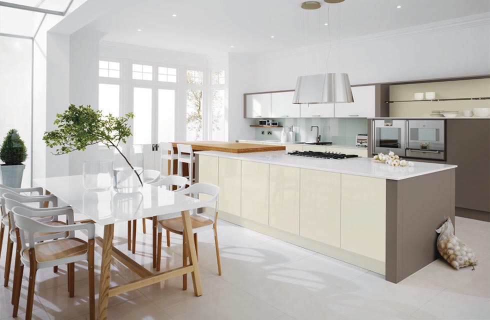 This kitchen is from Metris' Linear collection and costs from £20,000