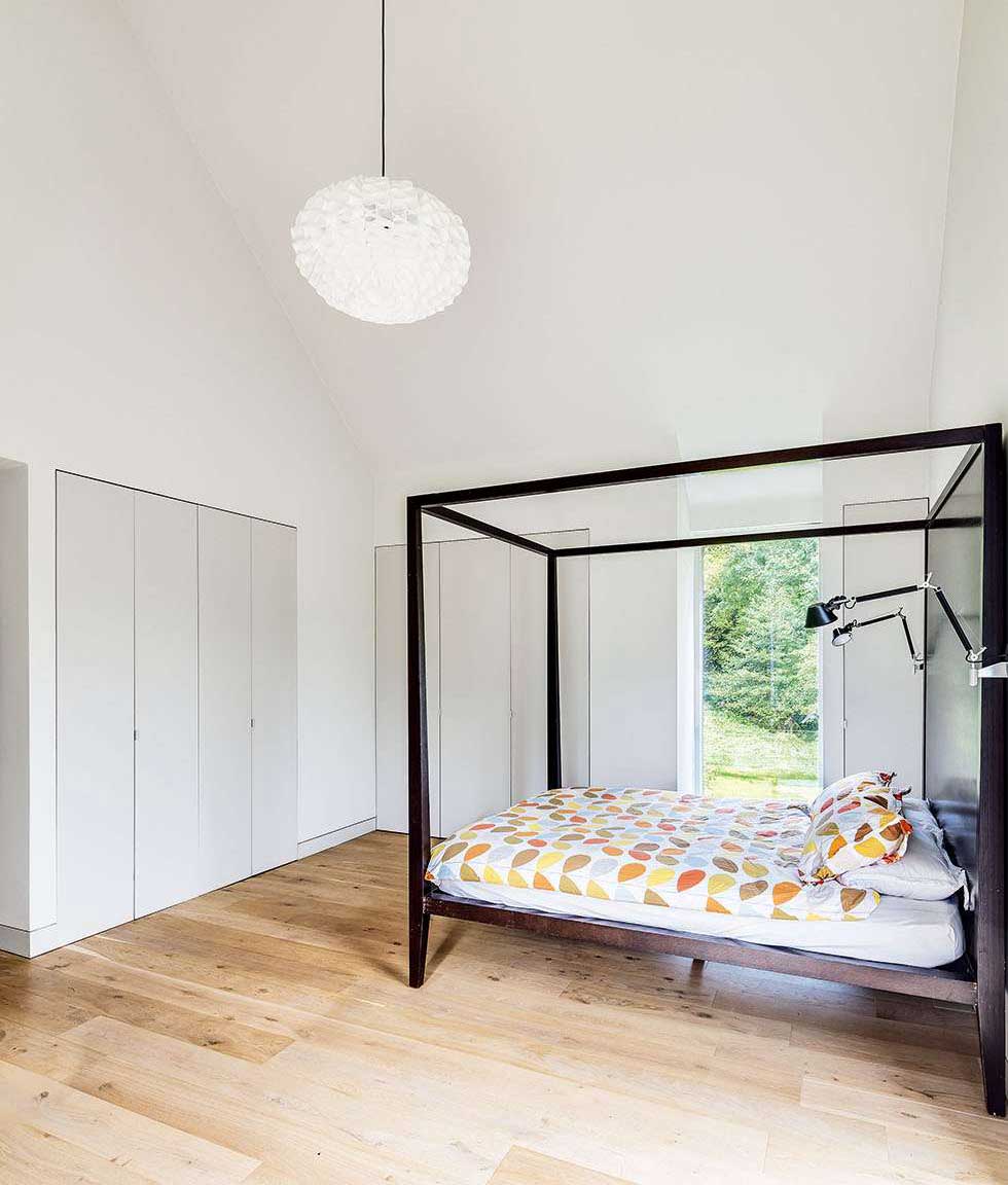 Bedroom with built-in storage