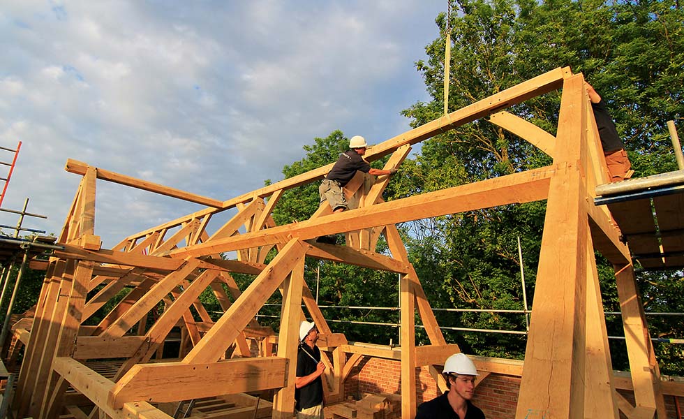 Oak frame construction