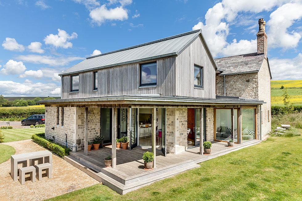 renovated and extended cottage