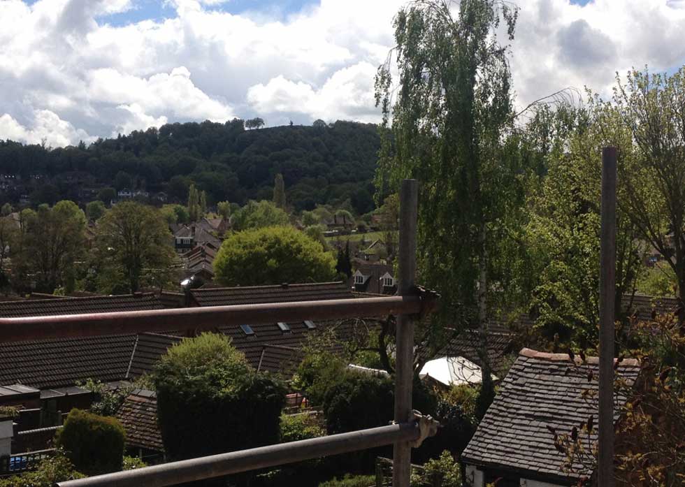 View from the converted loft