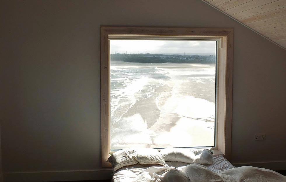 Wooden window frame from Livingwood