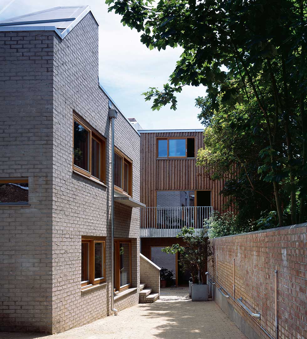 The project is built around a central communal area but care has been taken to make sure none of the properties overlook the others