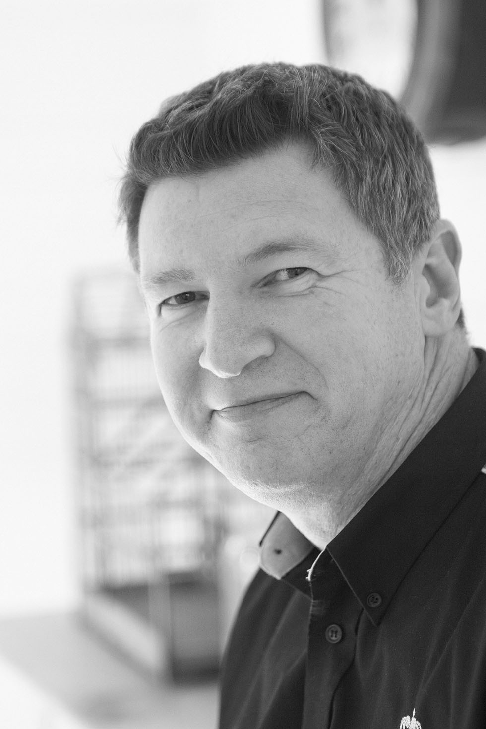 Declan Walsh - MD at Morsø (b&w)