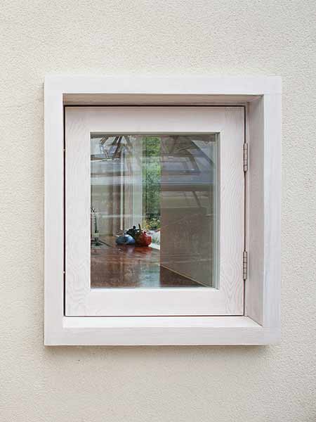 framed window white