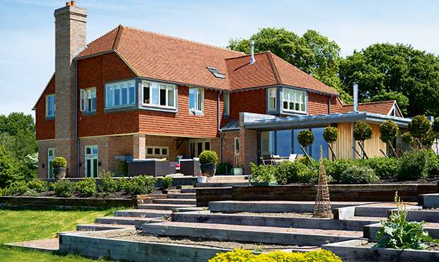 tile self build traditional