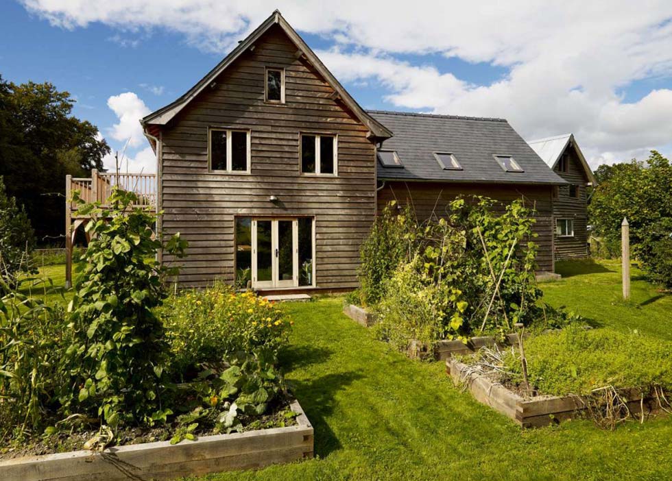 low cost self build timber cladding