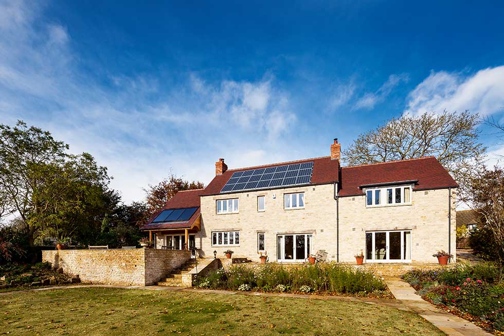 cotswold stone eco home self build