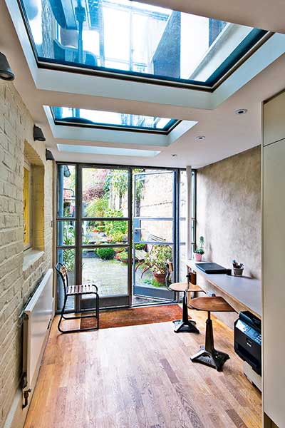 glazed london extension french doors