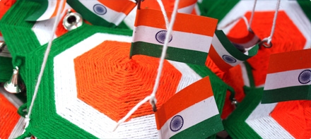 India flags south asia umbrellas 440