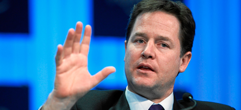 Nick Clegg WEF Speaking 480