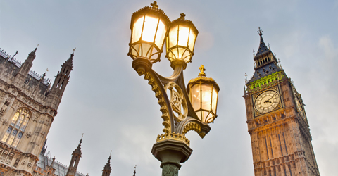 London UK Parliament Big Ben Lamp 480