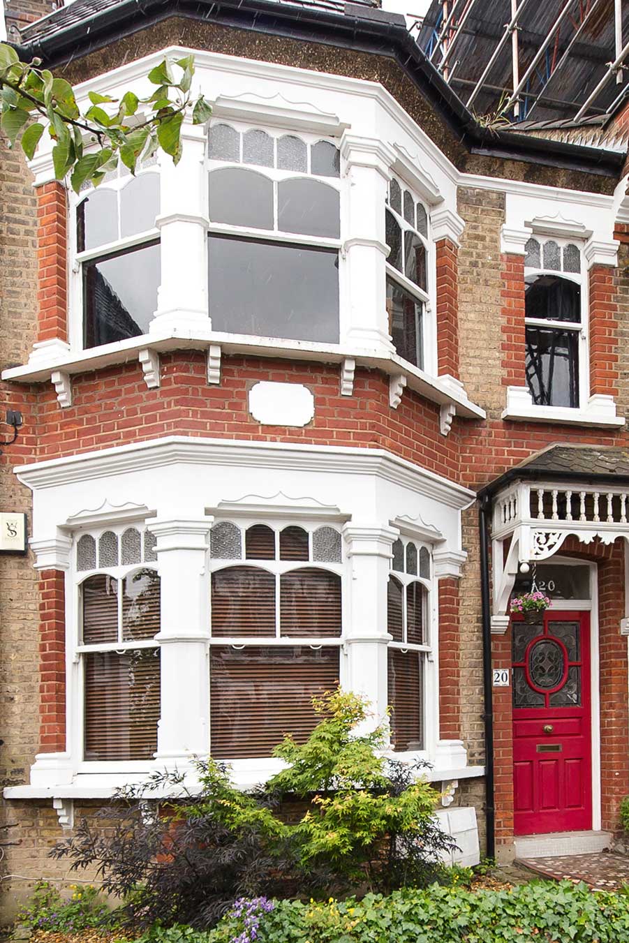Duplex apartment Edwardian exterior