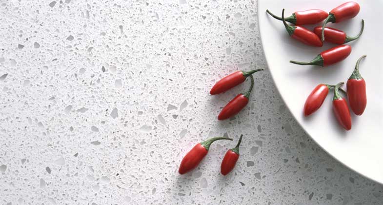 Ceasarstone nougat quartz worktops