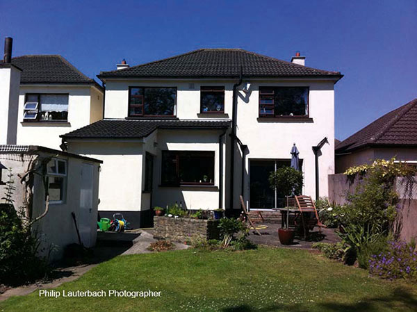 architectural kitchen extension before exterior