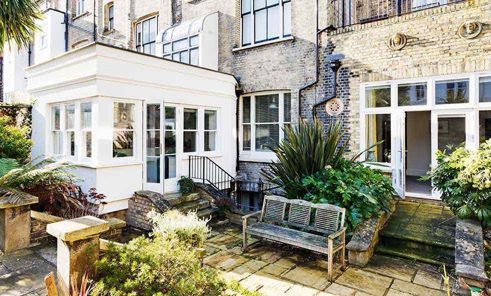 rear extension to a ground floor Victorian flat