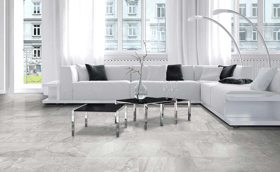 Cavern grey floor tiles