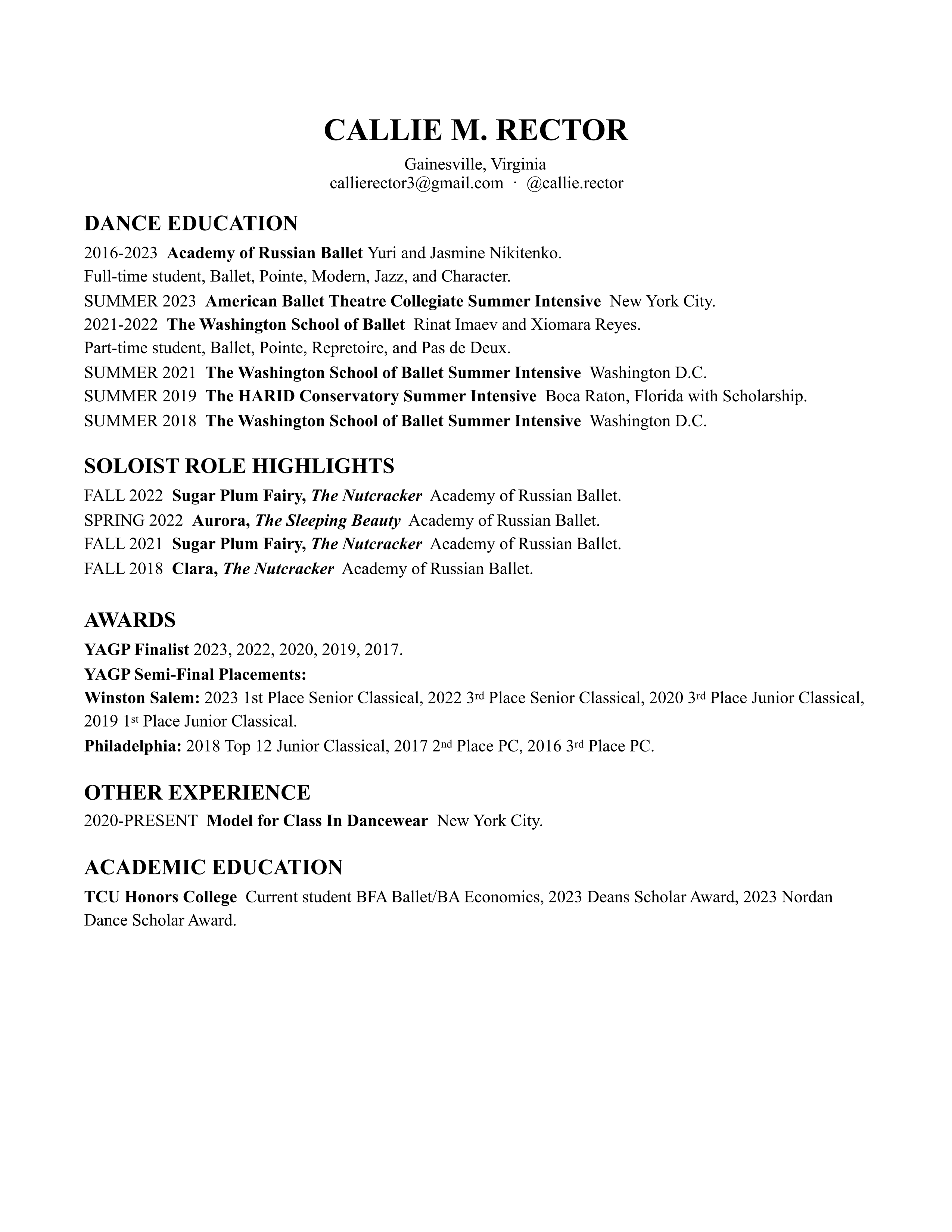 NEW CALLIE RECTOR Ballet resume.jpg