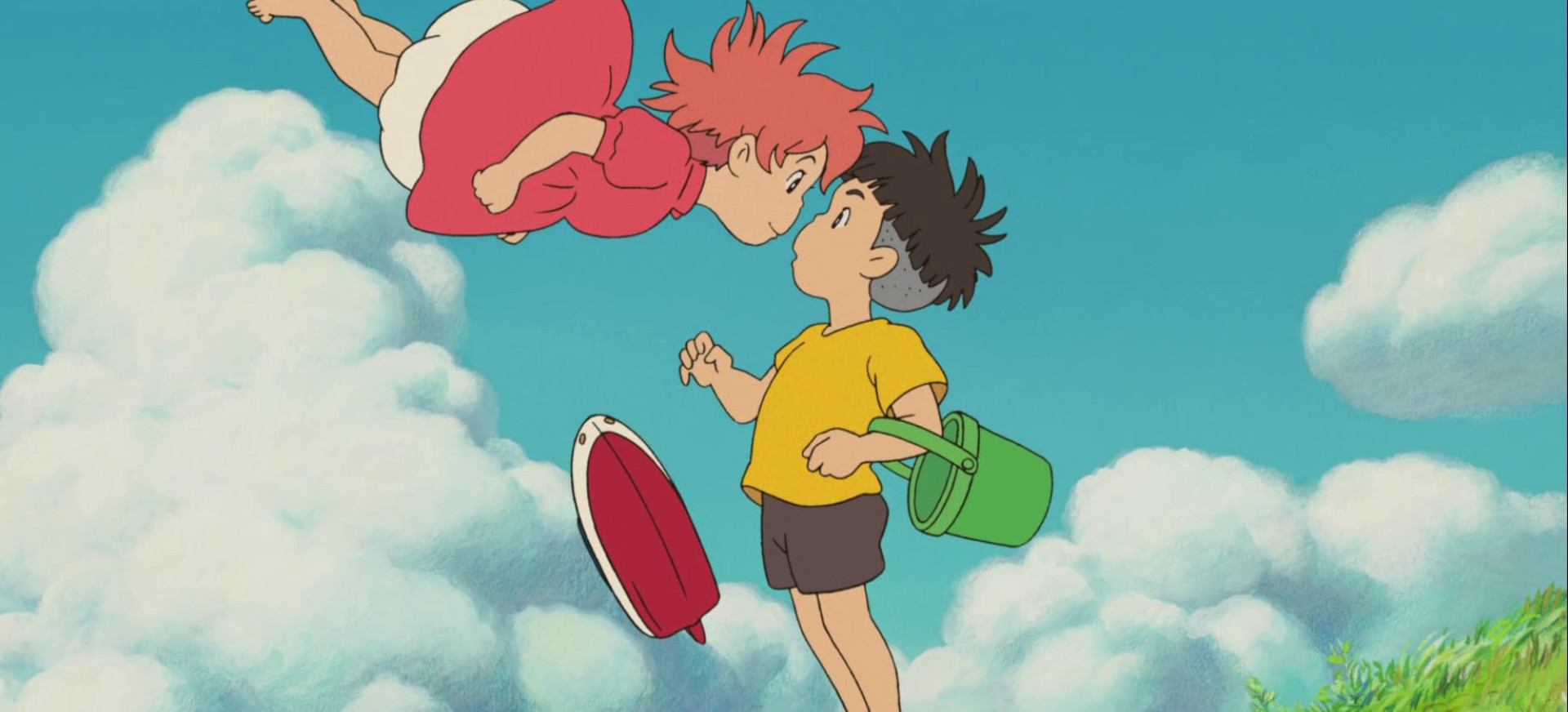 Ponyo Ant Uolos Prie Jūros