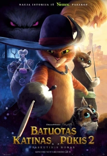 Batuotas katinas Pūkis: paskutinis noras filmo online nuotraukos