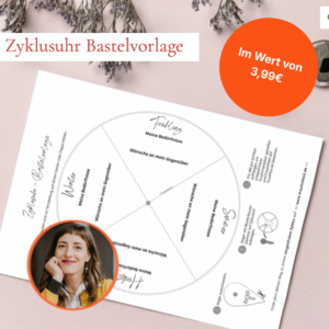 Bastelvorlage: Zyklusuhr zur besseren Kommunikation von Anne Lippold