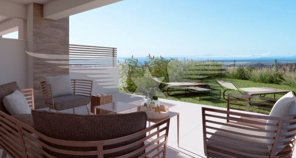 Terrace with garden