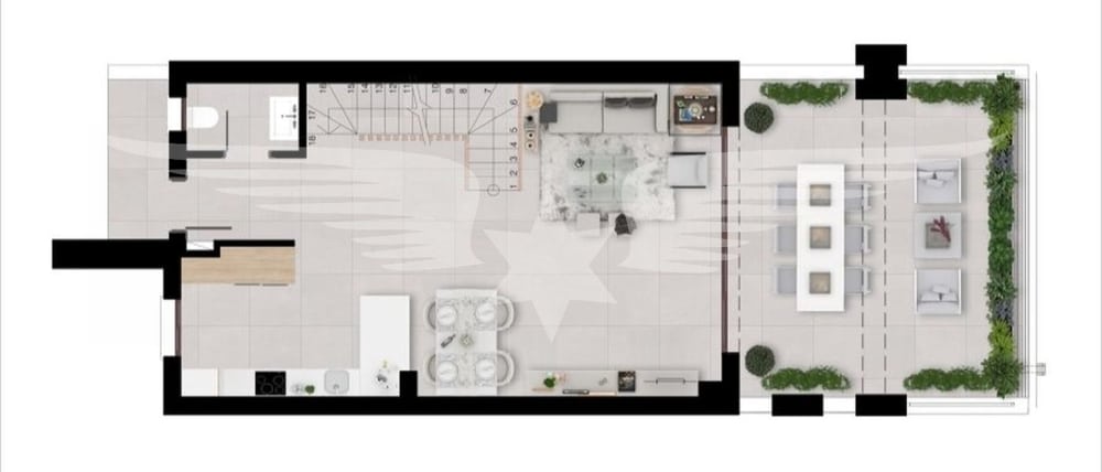 Layout groundfloor