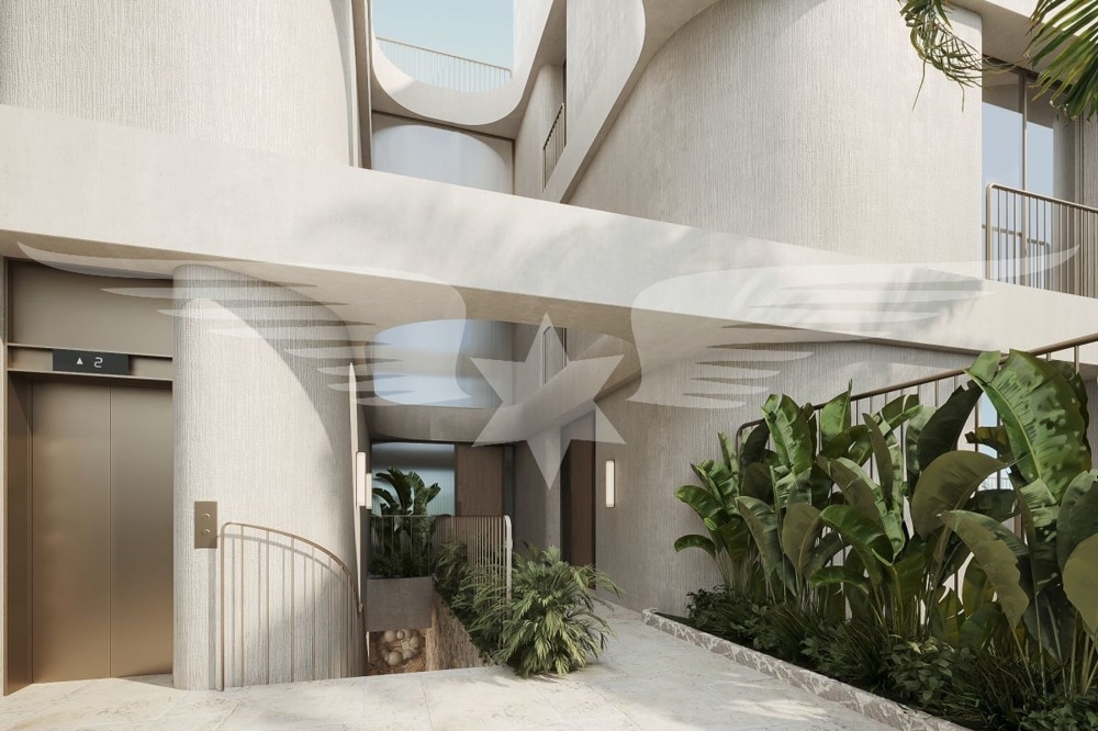 Visualised entrance area