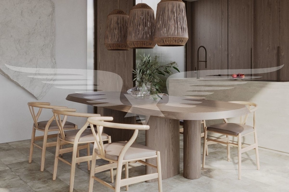 Visualised dining area