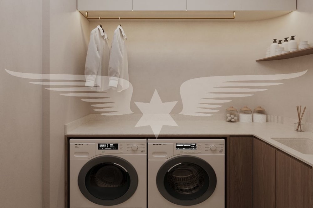 Visualised utility room