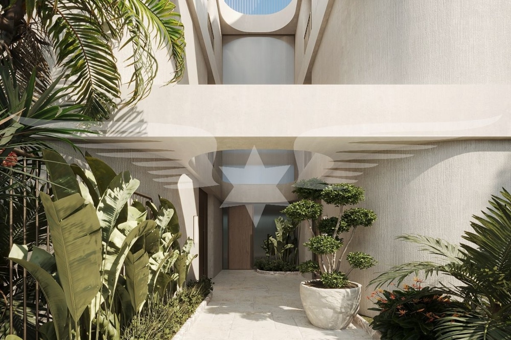 Visualised entrance area