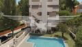 Exterior view with pool