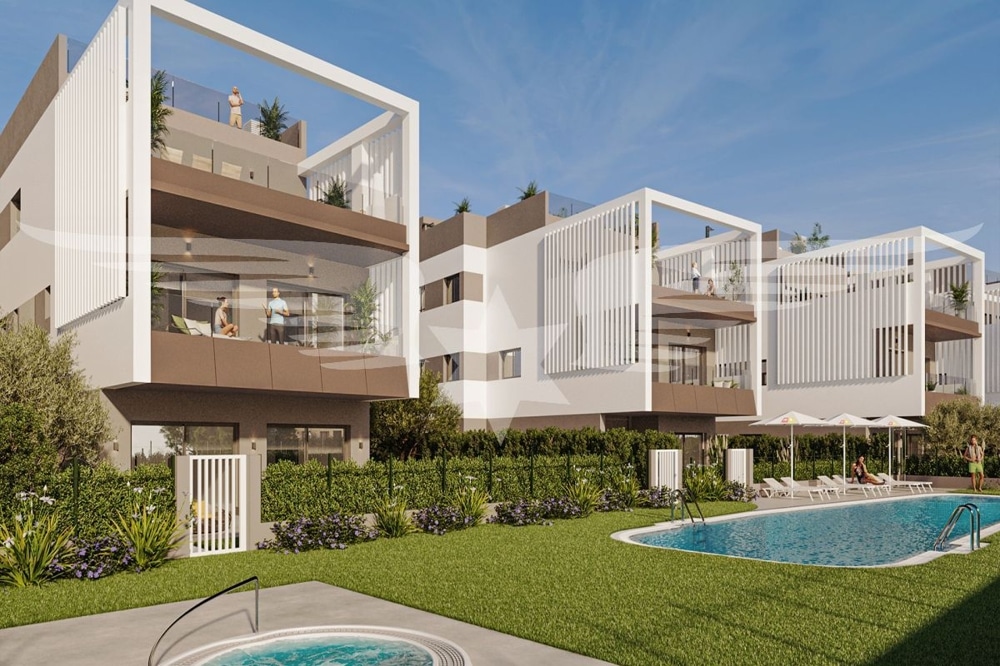 Complejo residencial visualizado