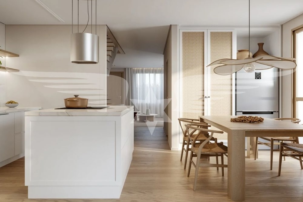 Visualised kitchen/dining area