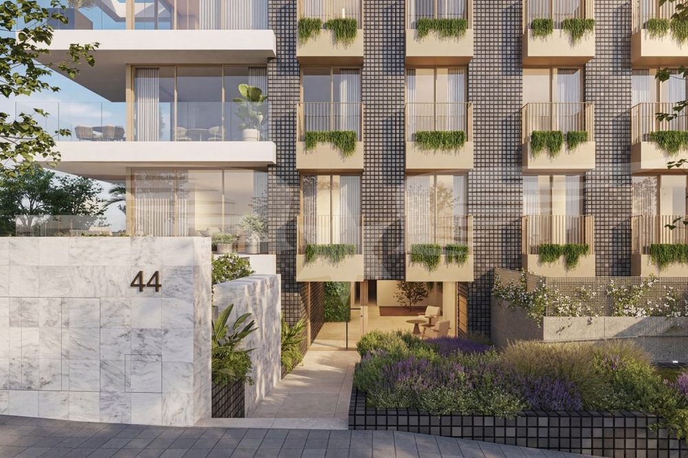 Rendered exterior view