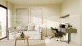 Visualisiertes Schlafzimmer 3/Büro