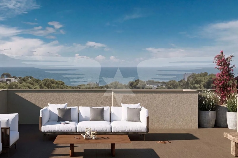 Visualisierte Dachterrasse