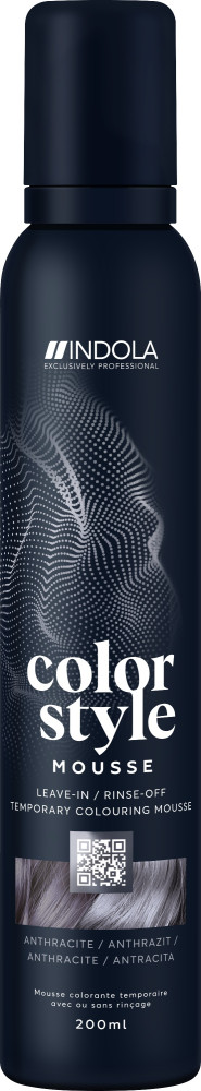 INDOLA Color Style Mousse Anthracite 200 ml