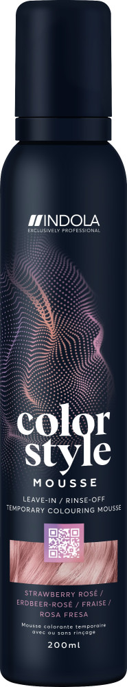 INDOLA Color Style Mousse Strawberry Rose 200 ml