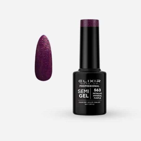 Elixir Semi Gel #563 Metallic Imperial Purple 5 ml