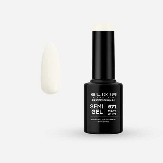 Elixir Semi Gel #571 Milky White 5 ml