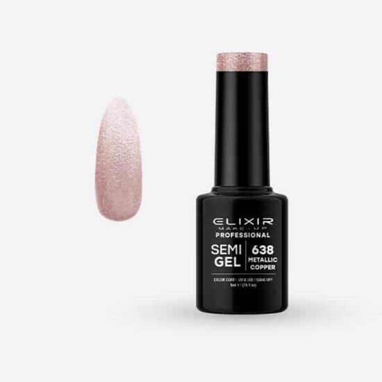 Elixir Semi Gel #638 Metallic Copper 5 ml