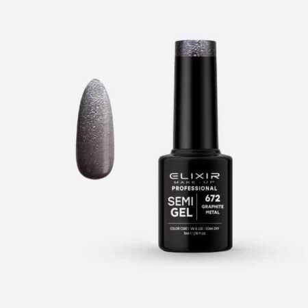 Elixir Semi Gel #672 Graphite Metal 5 ml